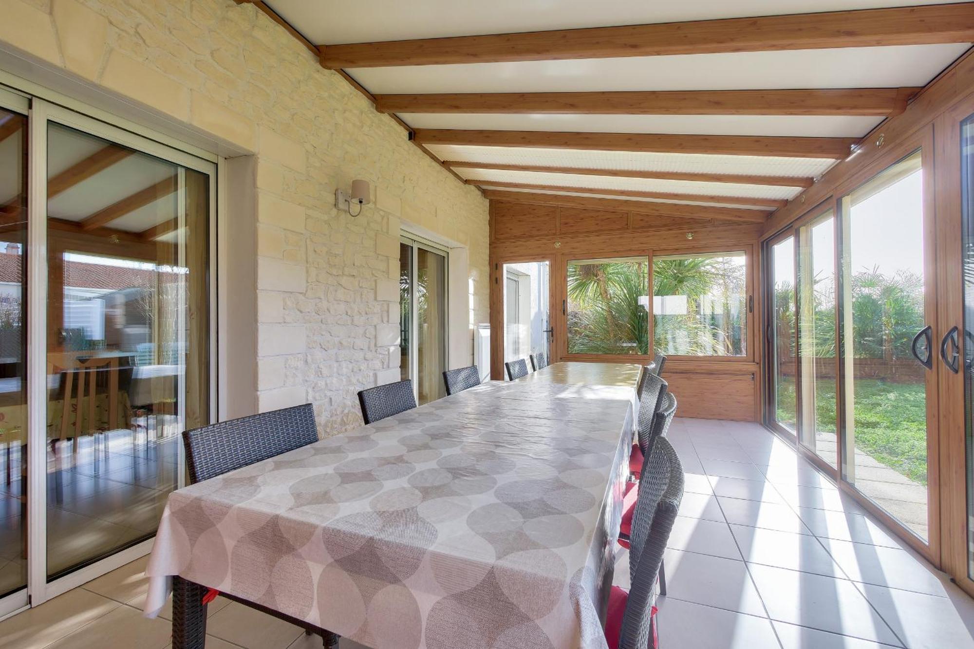 Maison Pour 8 - 5Min De La Plage - Jardin & Veranda Longeville-sur-Mer Kültér fotó