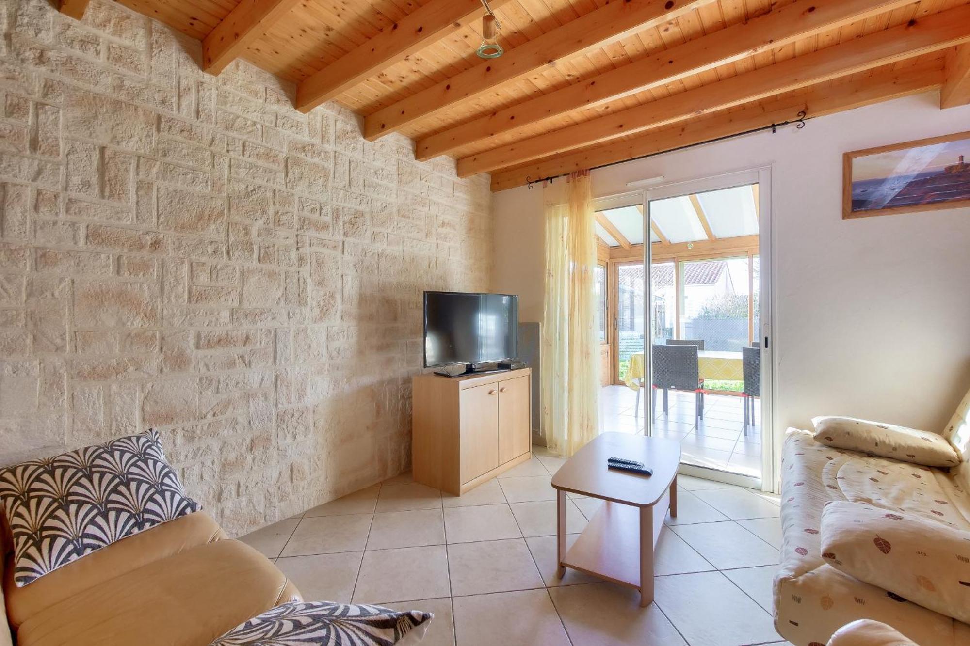 Maison Pour 8 - 5Min De La Plage - Jardin & Veranda Longeville-sur-Mer Kültér fotó