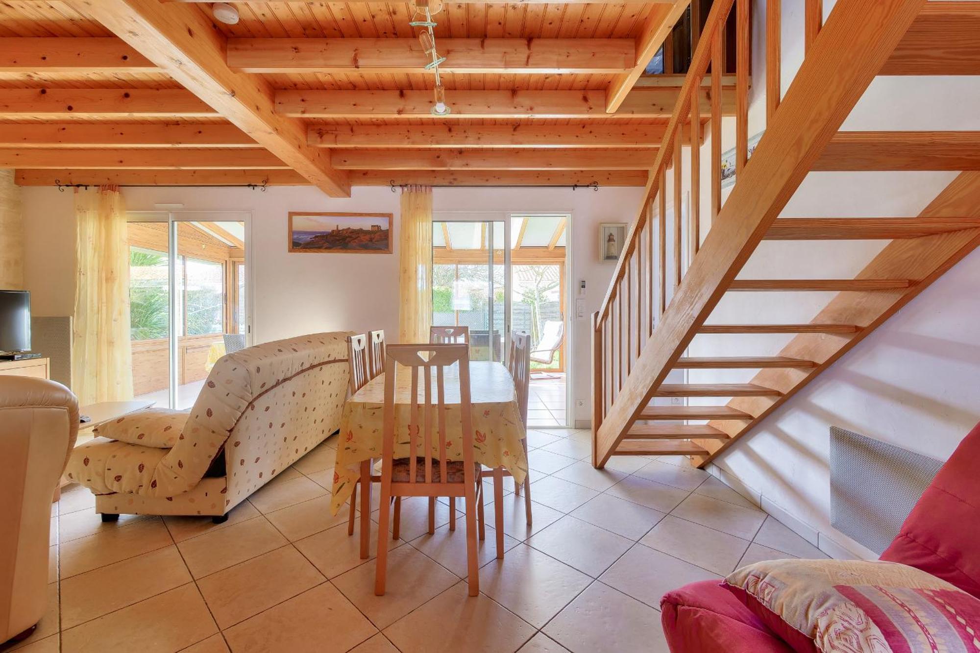 Maison Pour 8 - 5Min De La Plage - Jardin & Veranda Longeville-sur-Mer Kültér fotó