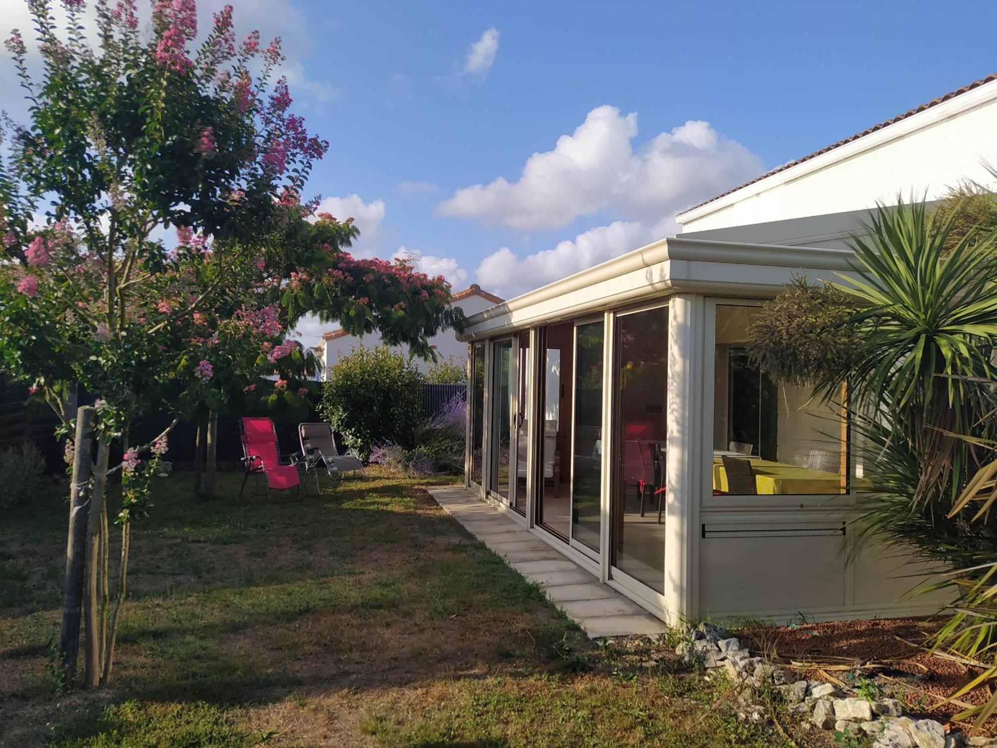 Maison Pour 8 - 5Min De La Plage - Jardin & Veranda Longeville-sur-Mer Kültér fotó