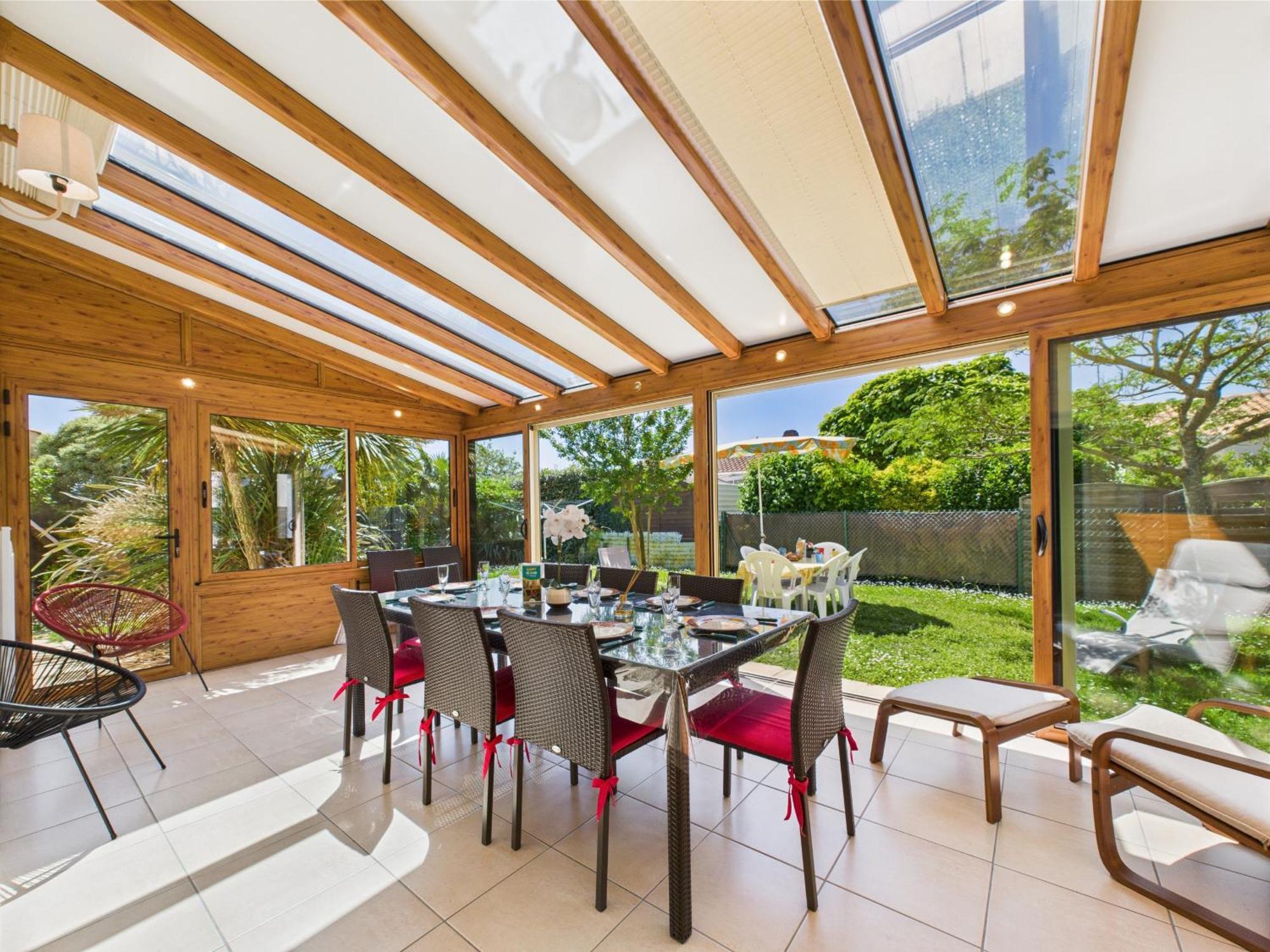 Maison Pour 8 - 5Min De La Plage - Jardin & Veranda Longeville-sur-Mer Kültér fotó