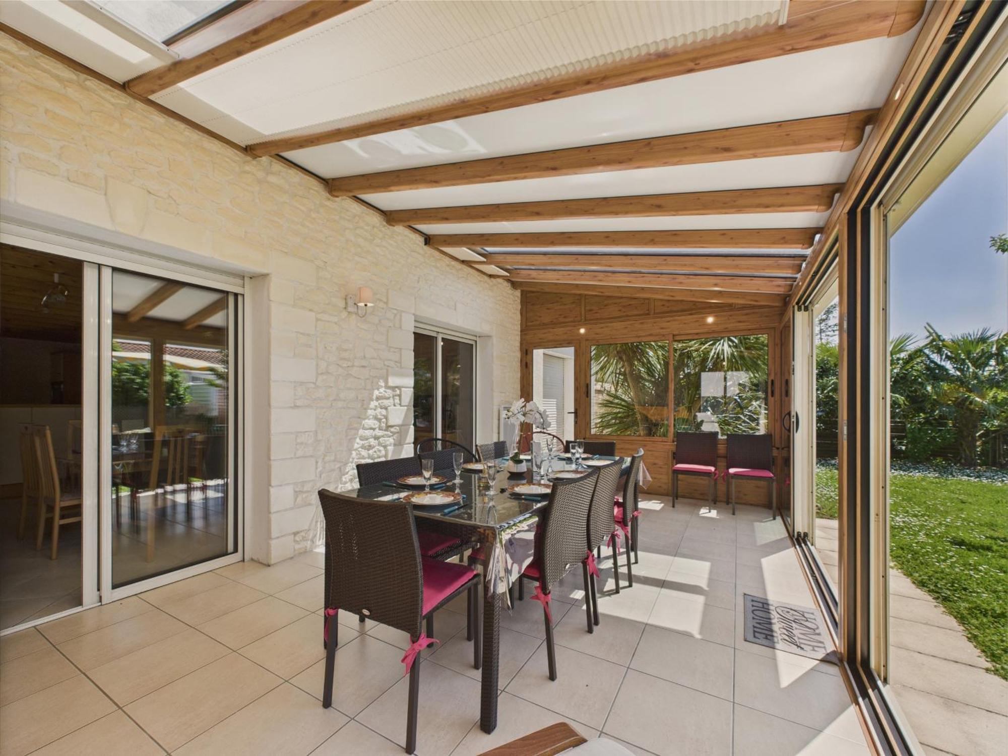 Maison Pour 8 - 5Min De La Plage - Jardin & Veranda Longeville-sur-Mer Kültér fotó