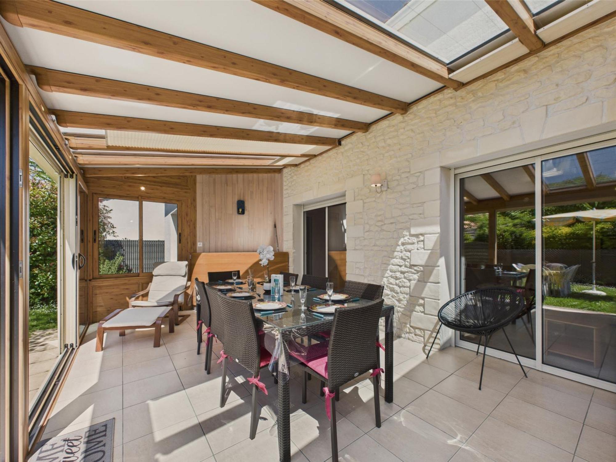 Maison Pour 8 - 5Min De La Plage - Jardin & Veranda Longeville-sur-Mer Kültér fotó