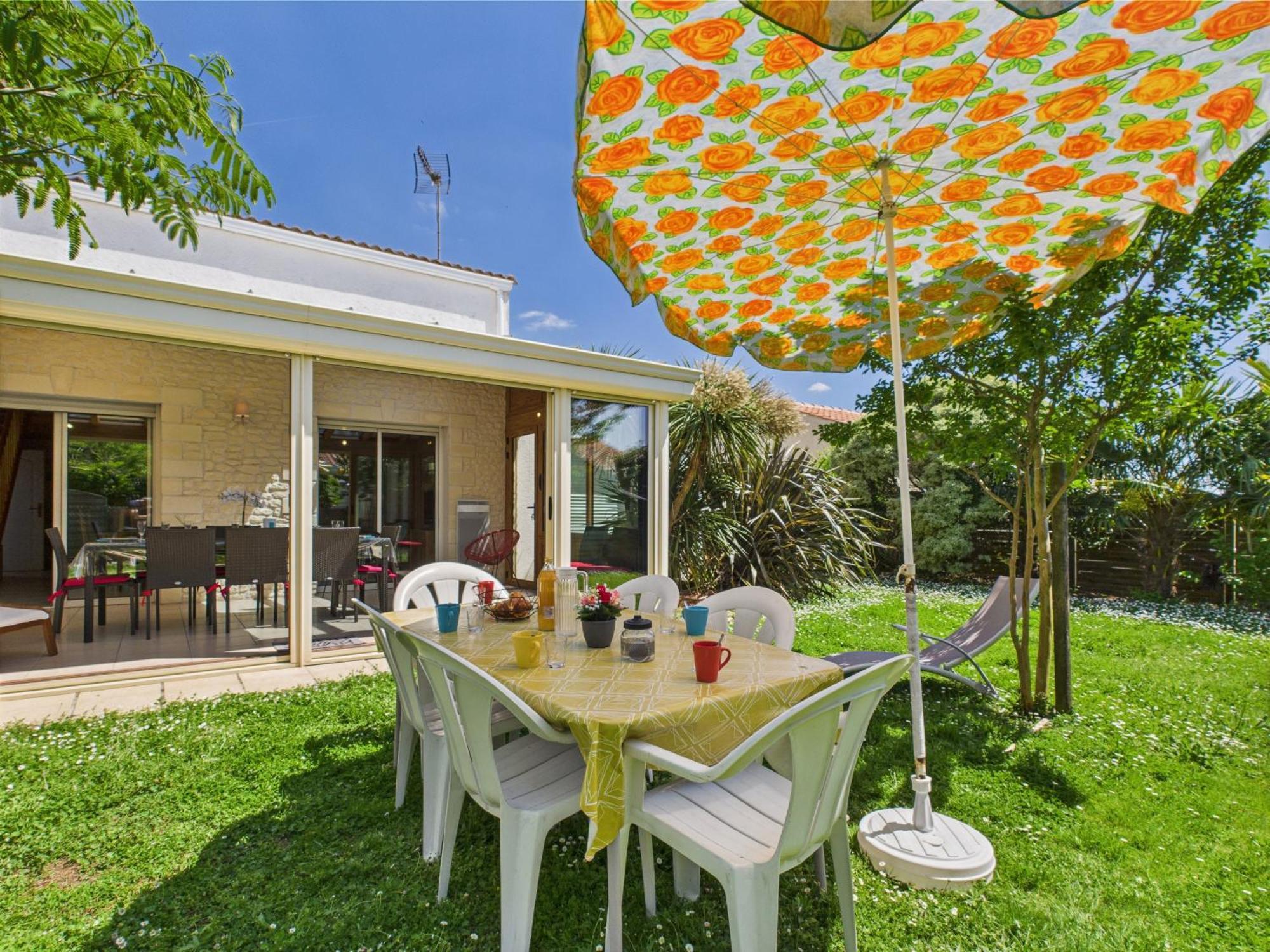 Maison Pour 8 - 5Min De La Plage - Jardin & Veranda Longeville-sur-Mer Kültér fotó